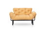 Atelier Del Sofa Nitta - Sofá-Cama de 2 Plazas Mostaza